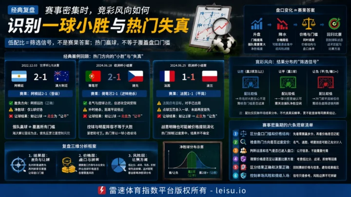 经典复盘｜赛事密集时，竞彩风向如何识别一球小胜与热门失真