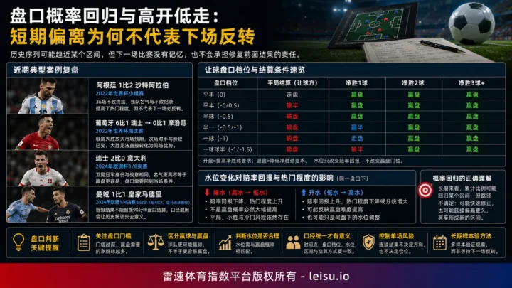 盘口连续偏离后的结算真相：单场让球不替历史序列还债