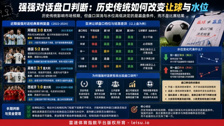 亚盘强强对话深盘陷阱：意大利连败传统打破后的半球与半一结算差异
