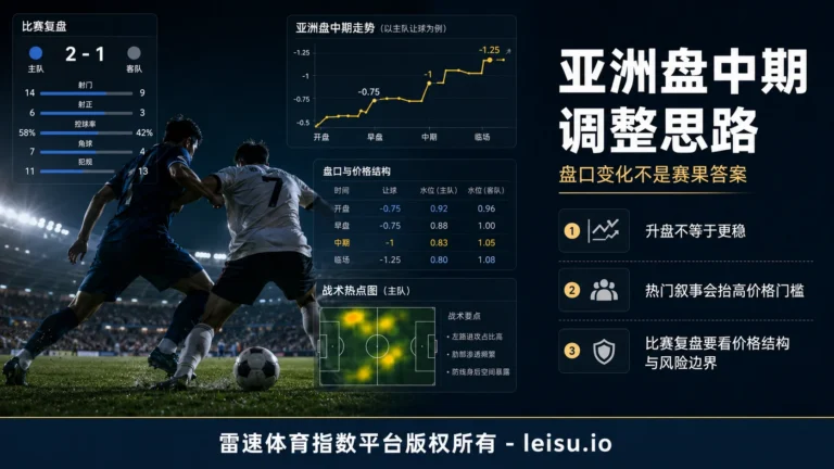 亚洲盘中期调整思路：万变不离其宗的盘口观察
