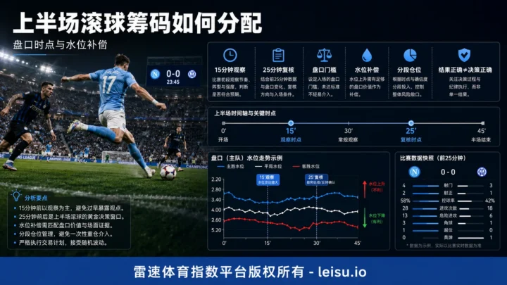 上半场滚球筹码如何分配：盘口时点与水位补偿