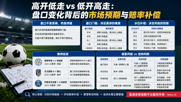 英冠三个赛季数据统计：赛果分布如何校准盘口判断