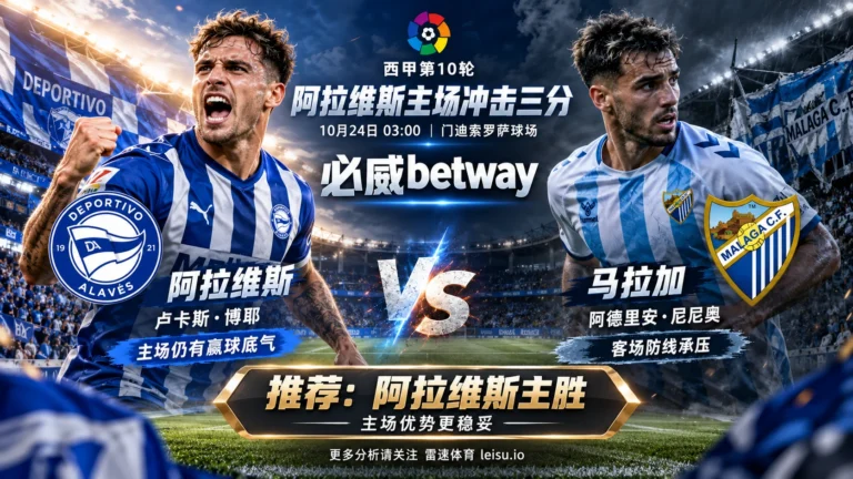 阿拉维斯vs马拉加前瞻：五轮不胜后主队能否赢球？